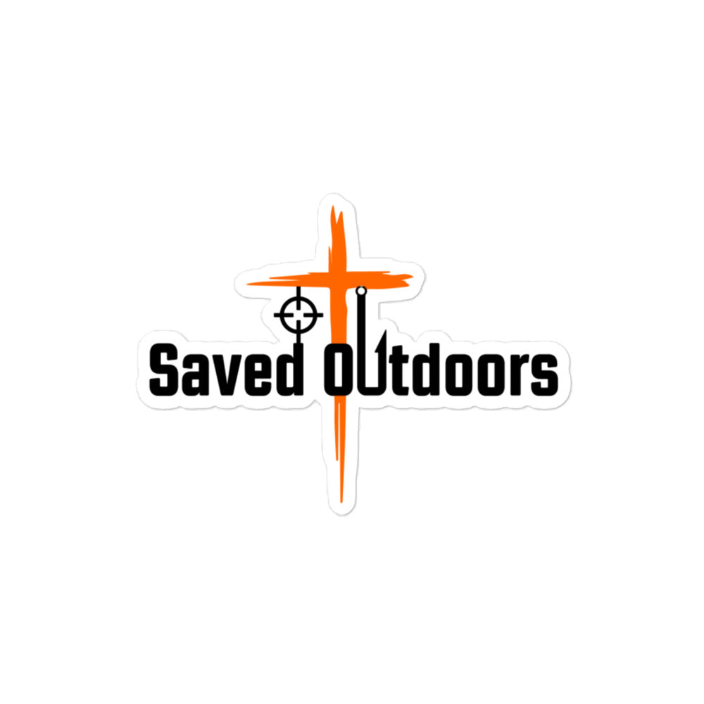 Saved Outdoors Stickers