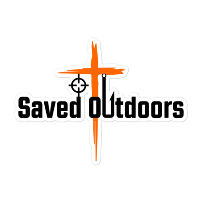 Saved Outdoors Stickers